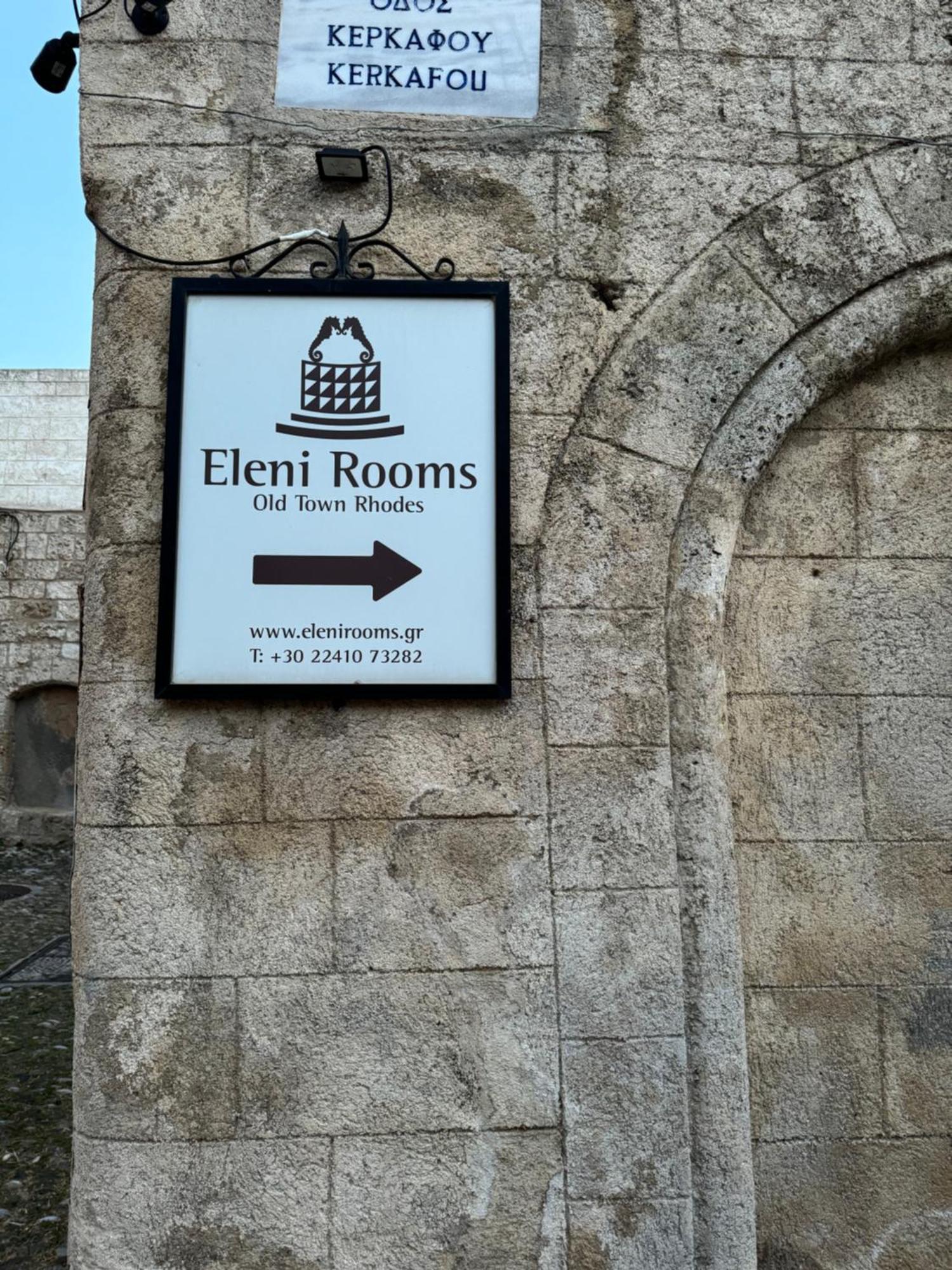 Eleni Rooms Rhodes City المظهر الخارجي الصورة